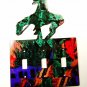 End Of The Trail Triple Light Switch Cover Plate by Steel Images USA 022615B