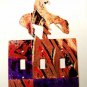 End Of The Trail Triple Light Switch Cover Plate by Steel Images USA 022615B