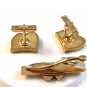 Comedy Tragedy Theatre Cufflinks & Tie Clasp by Swank