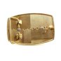 Western Cowboy Silvertone / Goldtone Green Belt Buckle 10272013
