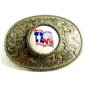 San Antonio Texas Sesquecentennial Belt Buckle 092214
