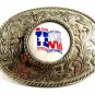 San Antonio Texas Sesquecentennial Belt Buckle 092214