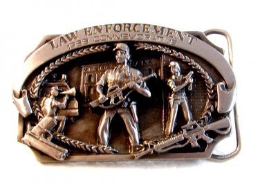 1988 Law / Police Enforcement Commemorative Belt Buckle