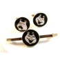 Comedy Tragedy Theatre Cufflinks & Matching Pin by Creation House