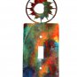 Shiny Sun Single Light Switch Cover Plate by Steel Images Made USA 52815c