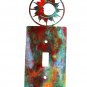 Shiny Sun Single Light Switch Cover Plate by Steel Images Made USA 52815c