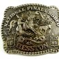 1985 National Finals Rodeo Bell Belt Buckle by Hesston 11012013