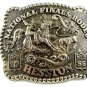 1985 National Finals Rodeo Bell Belt Buckle by Hesston 11012013