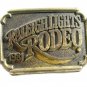 1981 Raleigh Lights Solid Brass Belt Buckle Unmarked 092914