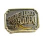 1981 Raleigh Lights Solid Brass Belt Buckle Unmarked 092914