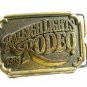 1981 Raleigh Lights Solid Brass Belt Buckle Unmarked 092914