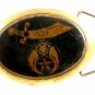 Masonic Shriner Solid Brass Belt Buckle 5714 by BBB
