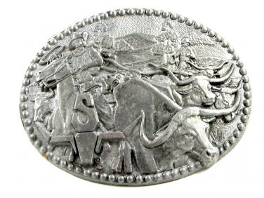 Zee Series Cattle Drive Belt Buckle by Award Designs 10302013