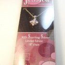 Jessica Collection 18" Sterling Chain & Cz Pendant