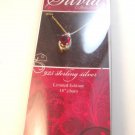 Sylvia Collection 18" Sterling Chain & Cz Pendant