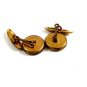 Viintage Horse Shoe & Crop Button Cufflinks 04112014
