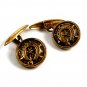 Viintage Horse Shoe & Crop Button Cufflinks 04112014