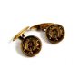Viintage Horse Shoe & Crop Button Cufflinks 04112014