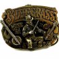 1982 Great American Buckle Co Bluegrass Guitar Bango Belt Buckle 11042013
