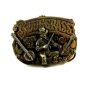 1982 Great American Buckle Co Bluegrass Guitar Bango Belt Buckle 11042013