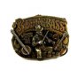 1982 Great American Buckle Co Bluegrass Guitar Bango Belt Buckle 11042013