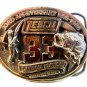 1988 Limited Edition 33rd Anniversary Edition Zebco Belt Buckle