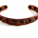 Signed Bells Trading Post Copper Southwest Cuff Bracelet