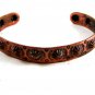 Signed Bells Trading Post Copper Southwest Cuff Bracelet