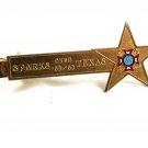 1988 - 1989 Sparks Over Texas Tie Clasp 8414