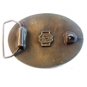 1876 - 1976 Solid Brass State of Colorado Belt Buckle Made in 1975
