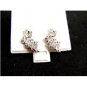 Classy CZs Pierced Studs Earrings 12092013ef
