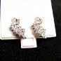 Classy CZs Pierced Studs Earrings 12092013ef