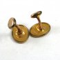 Deco Goldtone Plate Letter / Initial R Cufflinks By Park Roger 120914