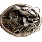 1986 Duck in Flight Hunters Belt Buckle by Bergamont