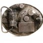1986 Duck in Flight Hunters Belt Buckle by Bergamont