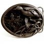 1986 Duck in Flight Hunters Belt Buckle by Bergamont