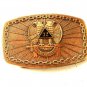 1981 Scottish Rite 32nd Degree Belt Buckle by Harry Klitzner Original Box