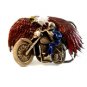 1993 GAP American Eagle & Motorcycle Belt Buckle