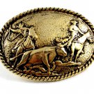 Western Cowboy Bull Roping Rodeo Belt Buckle #102113
