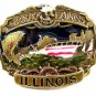 1984 Great Lakes Illinois Belt Buckle 51214 by Great American Buckle Co.