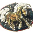 1981 Unicorn Belt Buckle by Great American Buckle Co Made In USA 7215