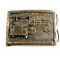 1977 Logging Truck Belt Buckle By Bergamont Siskiyou Arroya Grande