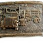 1977 Logging Truck Belt Buckle By Bergamont Siskiyou Arroya Grande