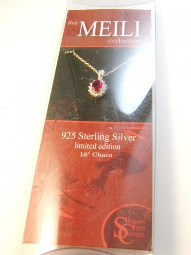 Meili Collection 18" Sterling Chain & Cz Pendant