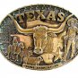 Texas Lone Star State Solid Brass Belt Buckle By Award Design