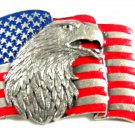 1990 American Eagle & Flag Belt Buckle by Siskiyou 62614