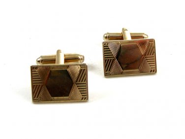 Unmarked Goldtone Cufflinks 10222013abcd