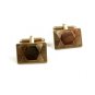 Unmarked Goldtone Cufflinks 10222013abcd