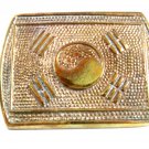 Ying and Yang Brass Belt Buckle 62614