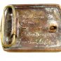 Ying and Yang Brass Belt Buckle 62614